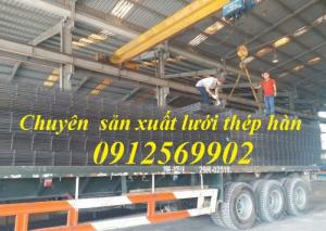 Lưới thép hàn D7a(200*200), D8a(200*200), D10a(200*200), lưới đổ sàn bê tông