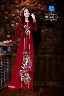 Vải áo dài AD N682