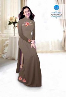 Vải áo dài AD N674
