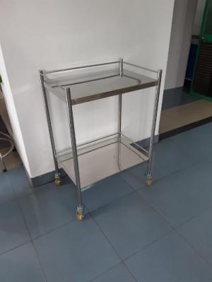 Xe Đẩy 3 Tầng Inox y tế