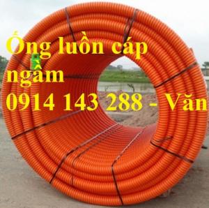 Ống nhựa xoắn HDPE dùng cho bảo vệ cáp ngầm chính hãng giá rẻ