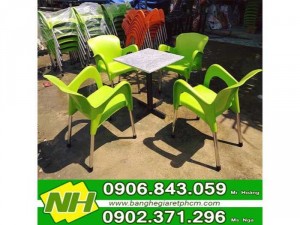 bàn ghế nhựa đúc Nội thất nguyễn hoàng