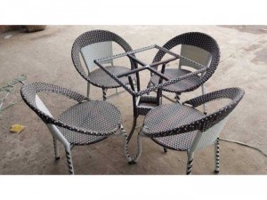 bàn ghế nhựa mây nội thất nguyễn hoàng