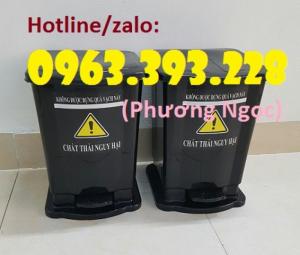 Thùng rác y tế đạp chân, thùng chứa rác thải lây nhiễm, thùng đựng rác thải y tế