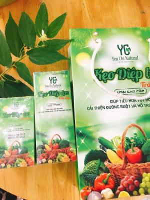 Kẹo diệp lục trái cây chữa táo bón, cải thiện tiêu hóa