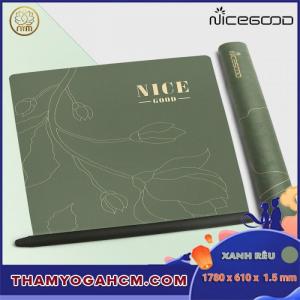 Thảm Du Lịch Cao Cấp NiceGood Xanh Rêu Họa Tiết
