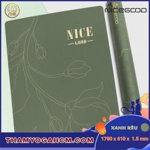 Thảm Du Lịch Cao Cấp NiceGood Xanh Rêu Họa Tiết