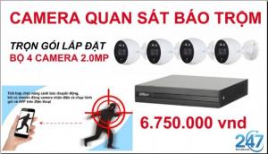 CAMERA QUAN SÁT TÍCH HỢP BÁO TRỘM