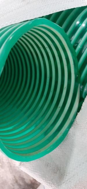 Ống cổ trâu gân nhựa dẫn hạt nhựa - bụi khí - nhiệt - cát - bùn - nưới (chất liệu PVC)