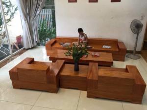 Sofa Gỗ Mẫu Chữ H