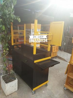 Tủ gỗ bán cà phê, trà đẹp