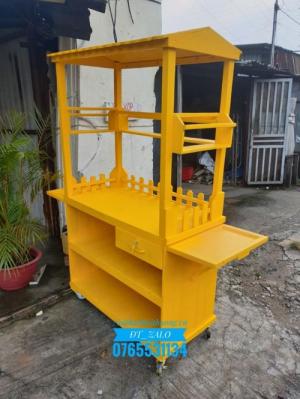 Tủ gỗ trà sữa đẹp màu vàng