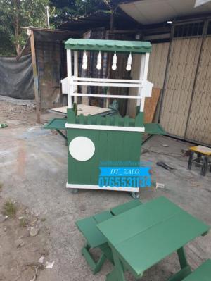 Xe trà sữa đẹp xanh lá đậm