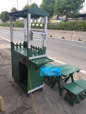 Xe trà sữa đẹp xanh lá đậm