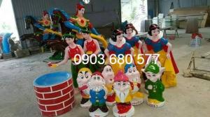 Chuyên nhận thi công vườn cổ tích trẻ em cho trường mầm non