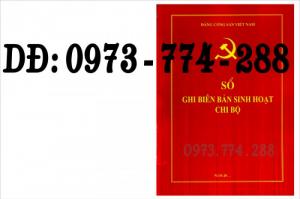 Mua sổ họp chi bộ