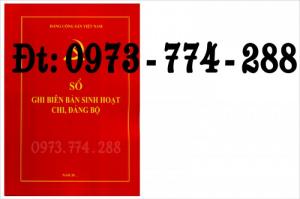 Mua sổ họp chi bộ