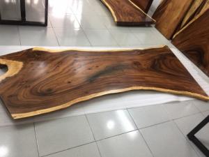 Mặt bàn gỗ me tây nguyên tấm dài 2,3m rộng 1m-75cm-1m