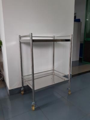 Xe đẩy y tế 2-3 tầng inox 304 - Mới 100%