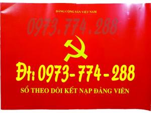 Nơi cung cấp sổ theo dõi kết nạp Đảng viên