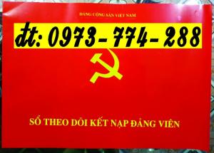 Sổ theo dõi kết nạp Đảng viên