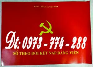 Sổ theo dõi kết nạp đảng viên mẫu mới nhất