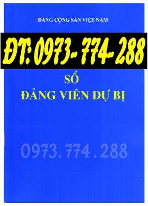 Sổ Đảng viên dự bị