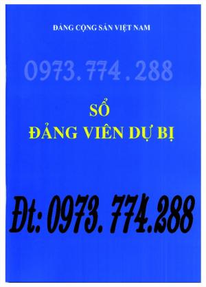 Quyển sổ Đảng viên dự bị