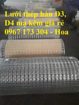 Lưới thép hàn mạ kẽm dây 2, dây 2.5, dây 3, dây 4 ,.... mắt 50*50 mm