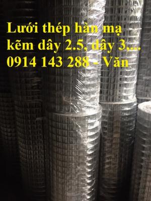 Lưới thép hàn mạ kẽm dây 2, dây 2.5, dây 3, dây 4 ,.... mắt 50*50 mm