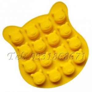 Khuôn rau câu silicon gấu pooh – Mã số 117