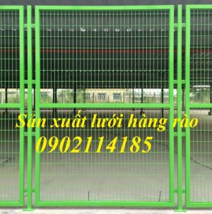 Hàng rào lưới thép mạ kẽm, hàng rào lưới thép sơn tĩnh điện tại Hà Nội