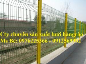 Hàng rào cột trái đào, hàng rào cột khóa thông minh, hàng rào lưới thép hàn