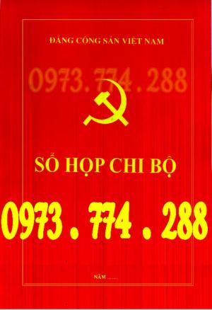 Mua sổ họp chi bộ, Sổ ghi biên bản sinh hoạt chi bộ, Đảng bộ