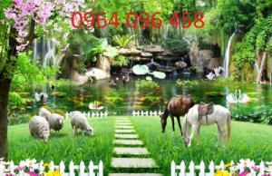 tranh gạch 3d - gạch tranh 3d ngọc bích