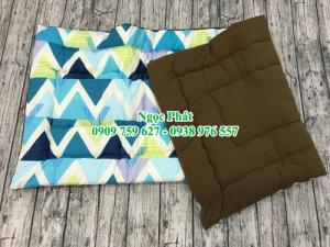 Nệm gấp văn phòng 180x75x3cm. Đệm trải sàn văn phòng. Đệm văn phòng nhỏ gọn. Nệm ngủ trưa văn phòng.