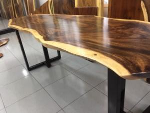 Bàn gỗ me tây nguyên tấm dài 2.5m rộng 80cm