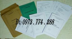 In nguyên bộ hồ sơ cán bộ viên chức theo mẫu HS09a -VC/BNV mới nhất