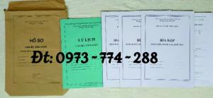 Nguyên bộ đầy đủ hồ sơ viên chức theo thông tư 07