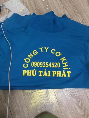 xưởng may áo thun đồng phục công ty cơ khí