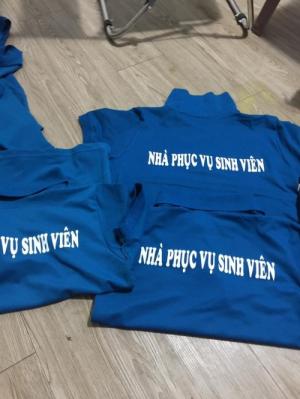 áo thun đồng phục nhân viên nhà phục vụ sinh viên