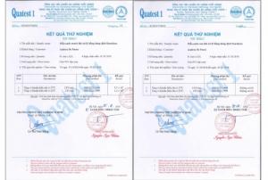 Kết quả thử nghiệm khản năng tiêu diệt vi khuẩn