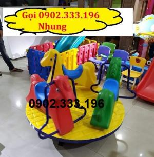 Bán đu quay mâm xoay , đu quay trẻ em, đu quay mầm non re nhất tphcm