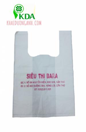 Bọc xốp hàng chợ, túi quai xốp siêu thị, túi quai phân hủy sinh học Miền Tây
