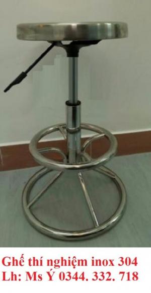 GHẾ XOAY INOX 304 DÙNG TRONG PHÒNG THÍ NGHIỆM, Y TẾ