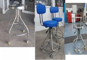 GHẾ XOAY INOX 304 DÙNG TRONG PHÒNG THÍ NGHIỆM, Y TẾ