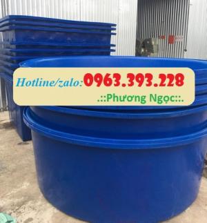 Thùng nhựa tròn dung tích lớn, thùng nhựa làm bể nước