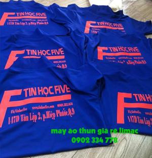 xưởng may áo thun đồng phục trung tâm tin học