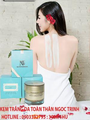 Kem trắng da toàn thân ban ngay