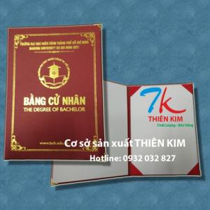 Nhận làm bìa đựng bằng khen, bìa đựng bằng tốt nghiệp, bìa kẹp chứng chỉ giá rẻ,